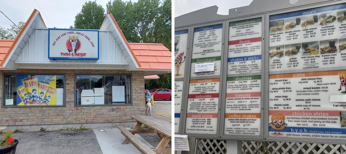 Shake A Burger Menu