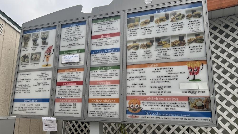 Shake A Burger Menu image 1